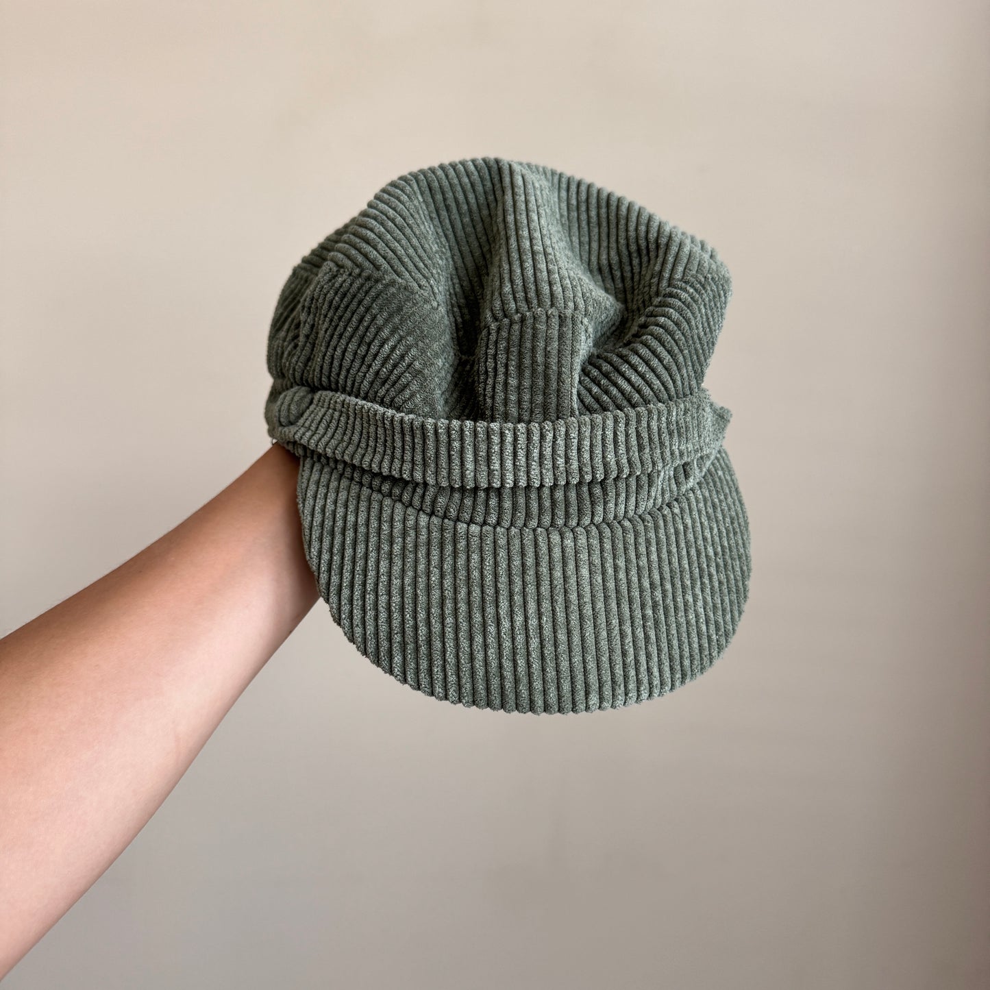 Corduroy Newsboy Hat (S/M)