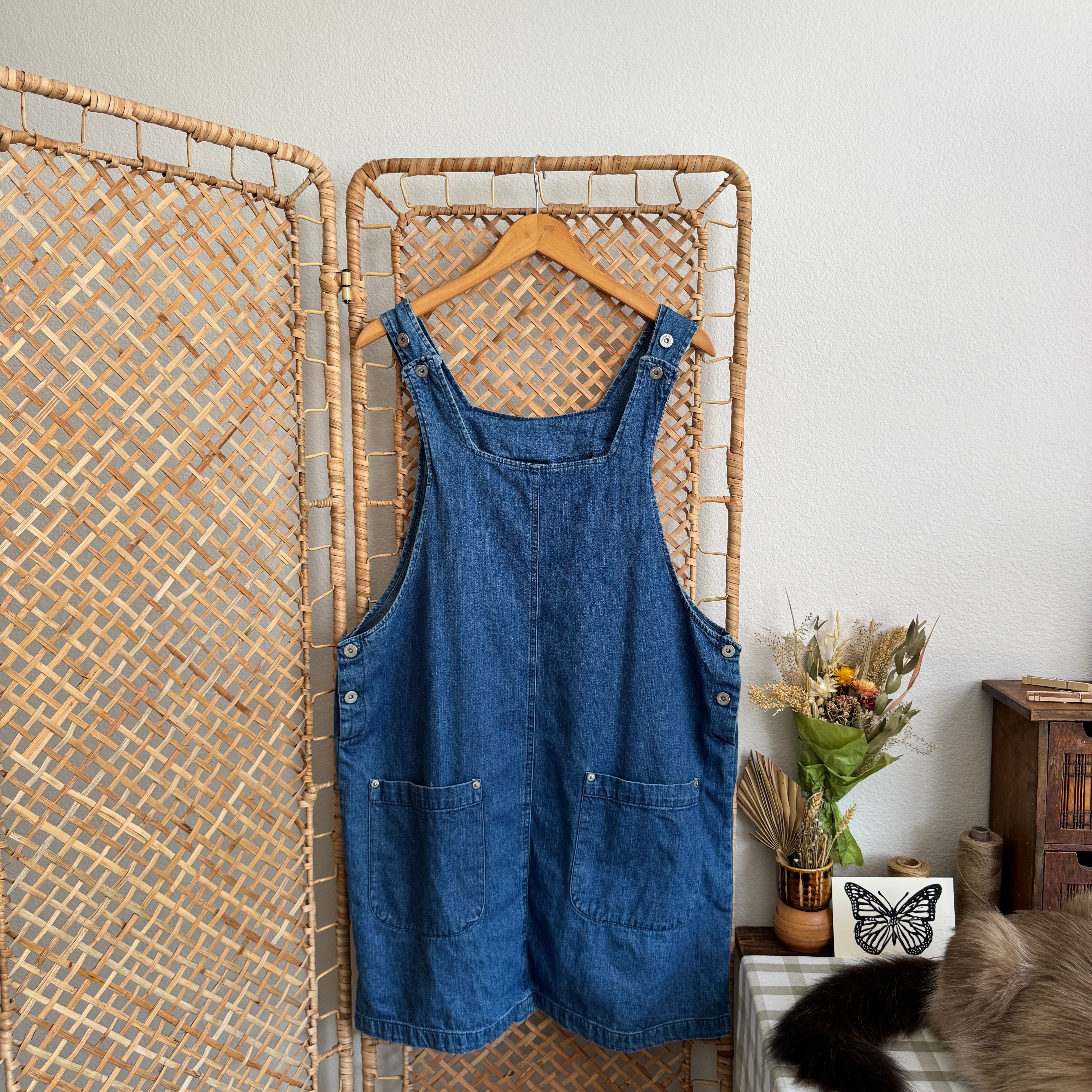 Vintage Denim Jumper Dress (L-XL) – Find Your Threads Co