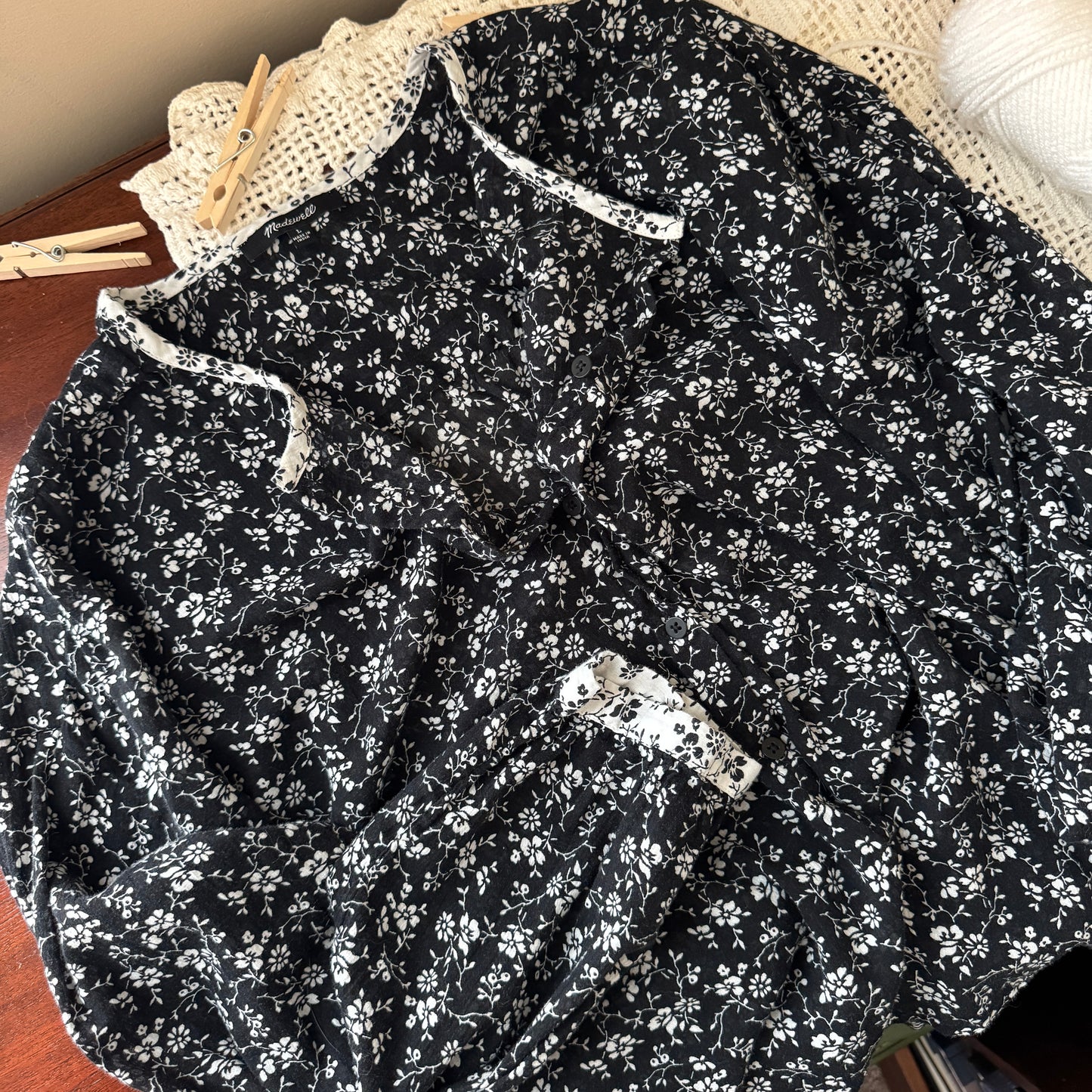Madewell Print Mix Meadow Shirt (L)