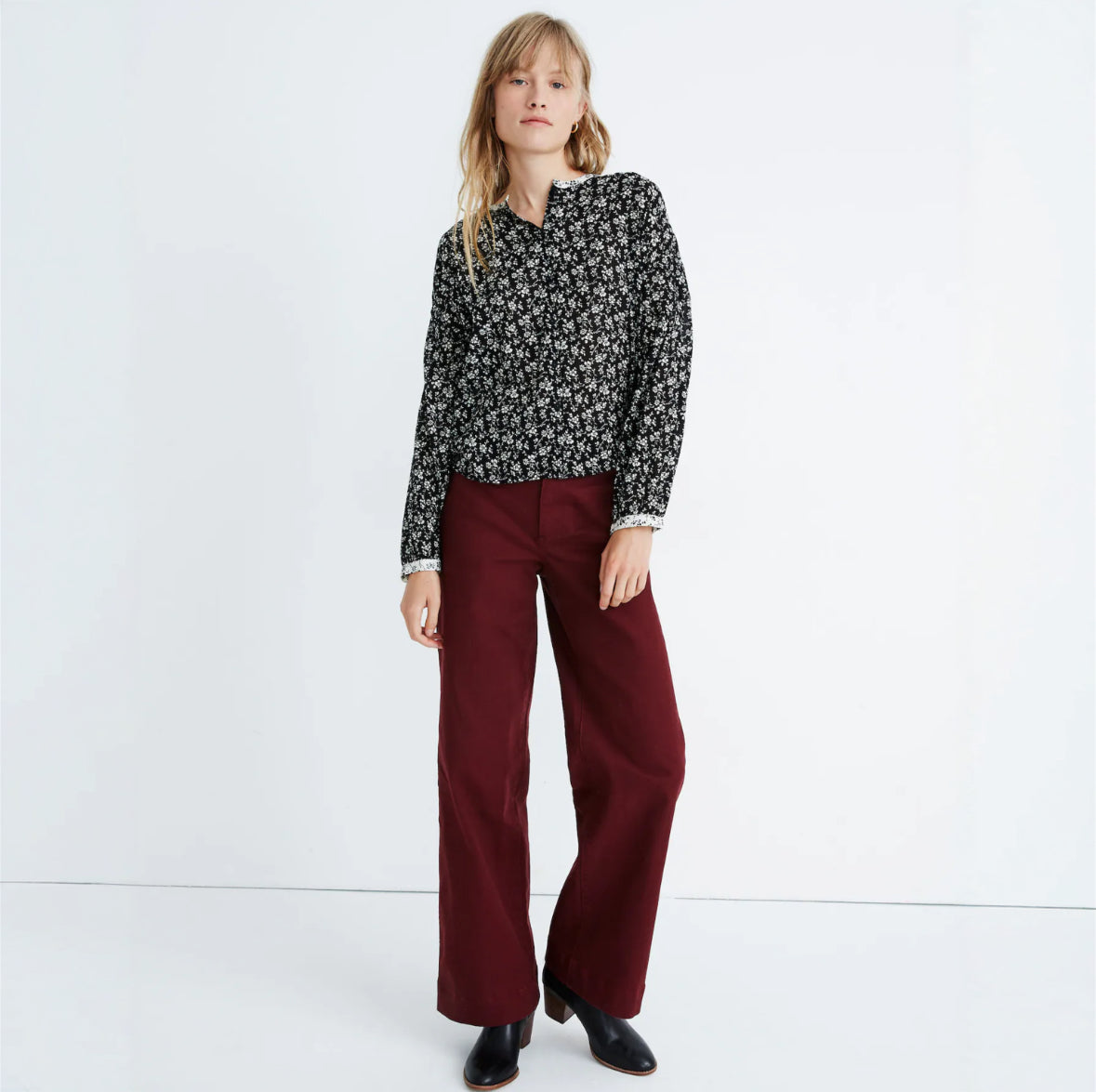 Madewell Print Mix Meadow Shirt (L)