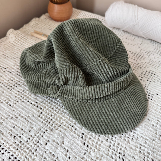 Corduroy Newsboy Hat (S/M)