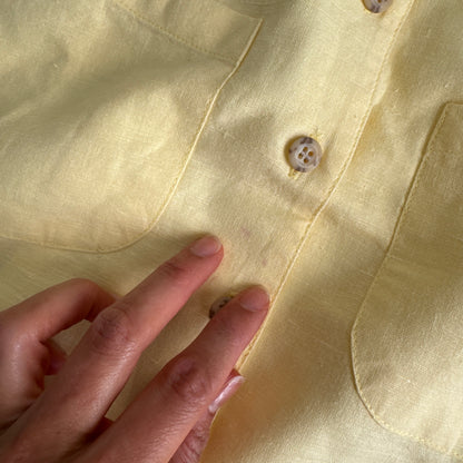 The Easy Morning Linen Tank (M-L)