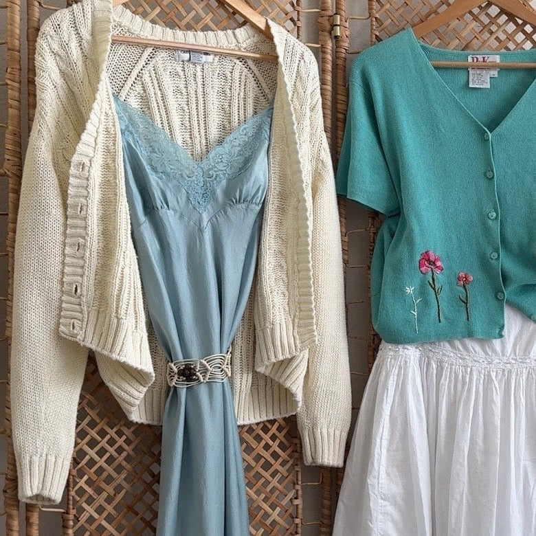 The Reef Bloom Embroidered Knit Top (XS-L)
