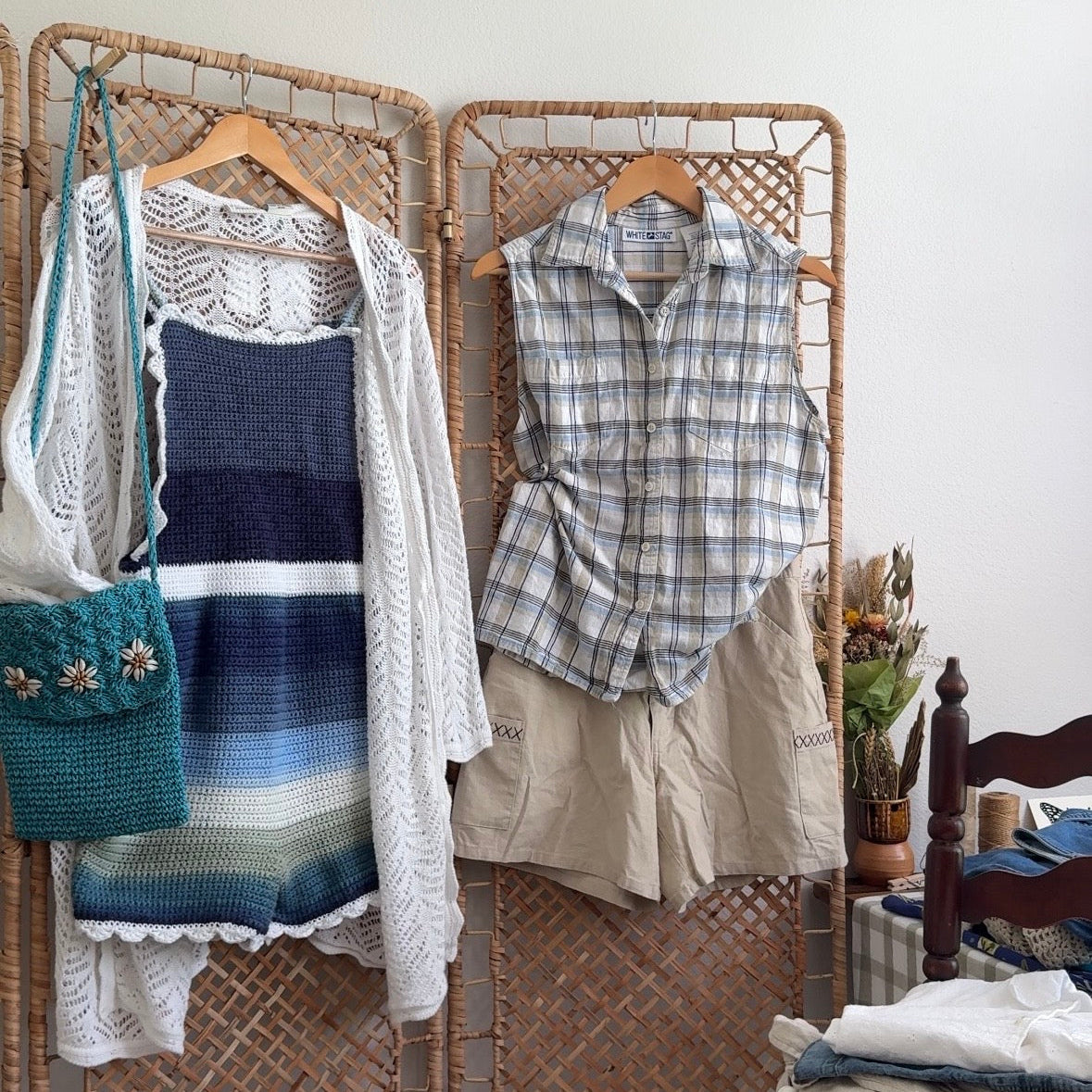 The Dusk Tide Crochet Romper (S-M)