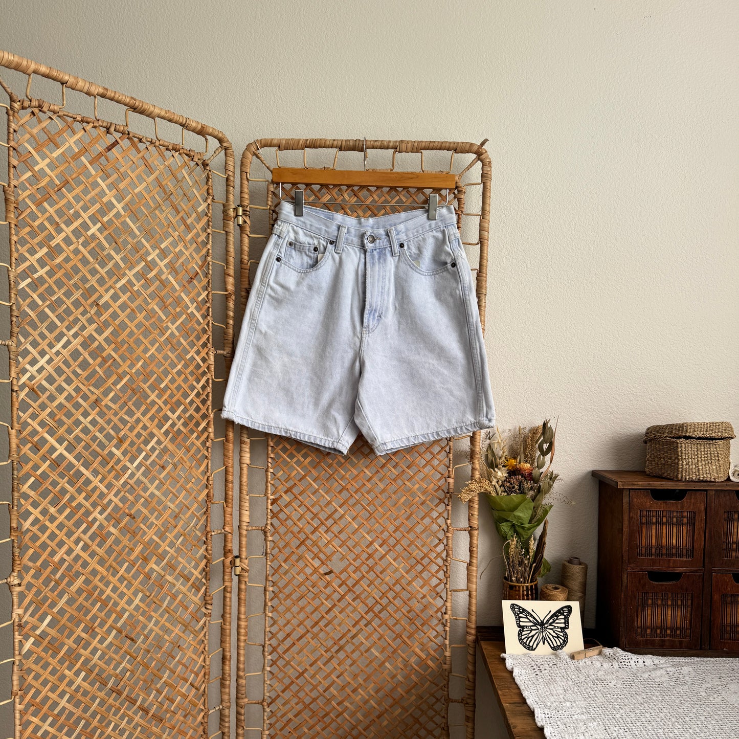 The Cloud Break Denim Shorts (26-27W)