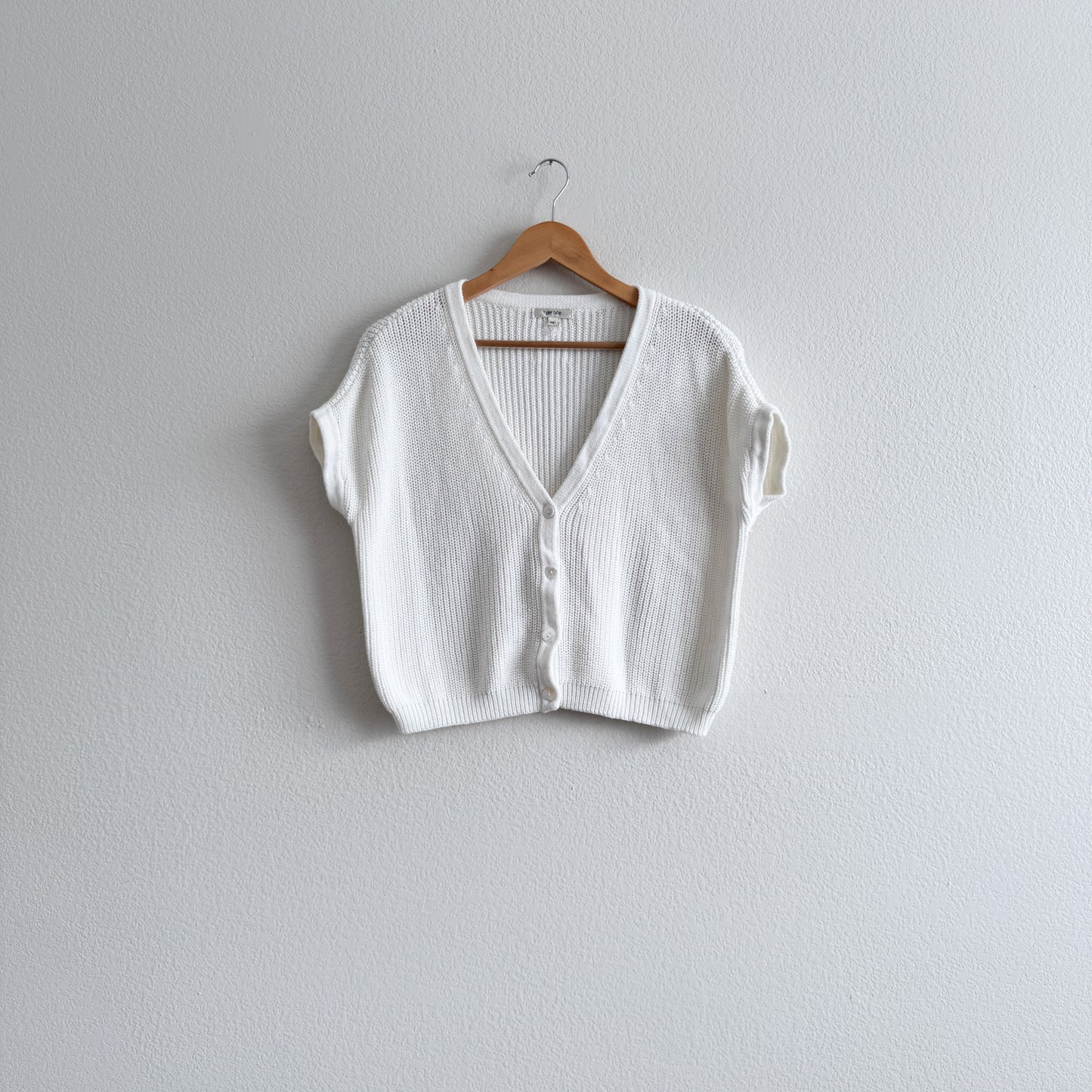 Sleeved Knit Cardigan/Vest (XS)