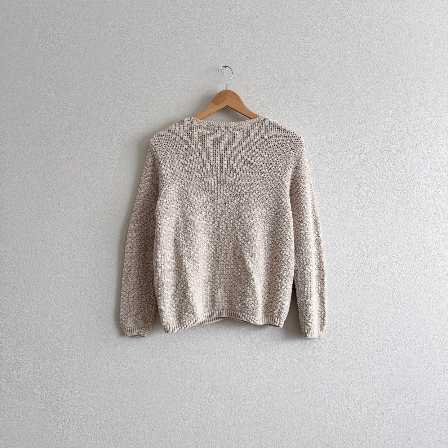 Vintage Oat Button-Up Cardigan (PL)