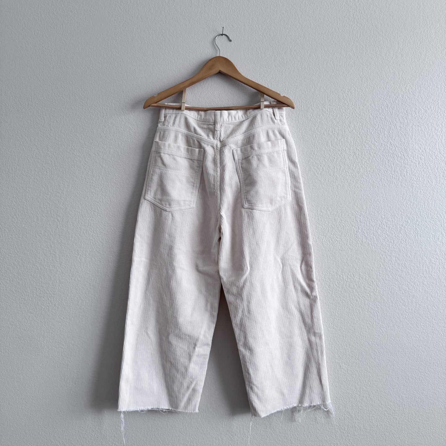 Topshop Corduroy Baggy Wide Leg Pants (30W)