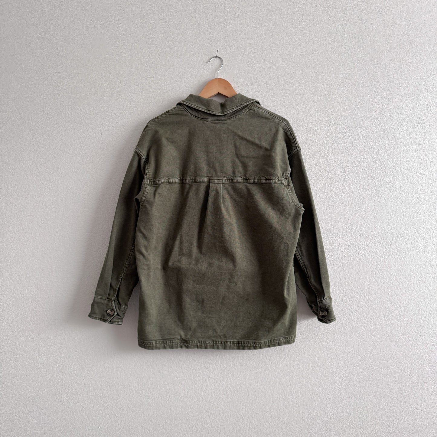 Aerie Green Denim Shacket (very oversized XS)