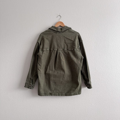 Aerie Green Denim Shacket (very oversized XS)