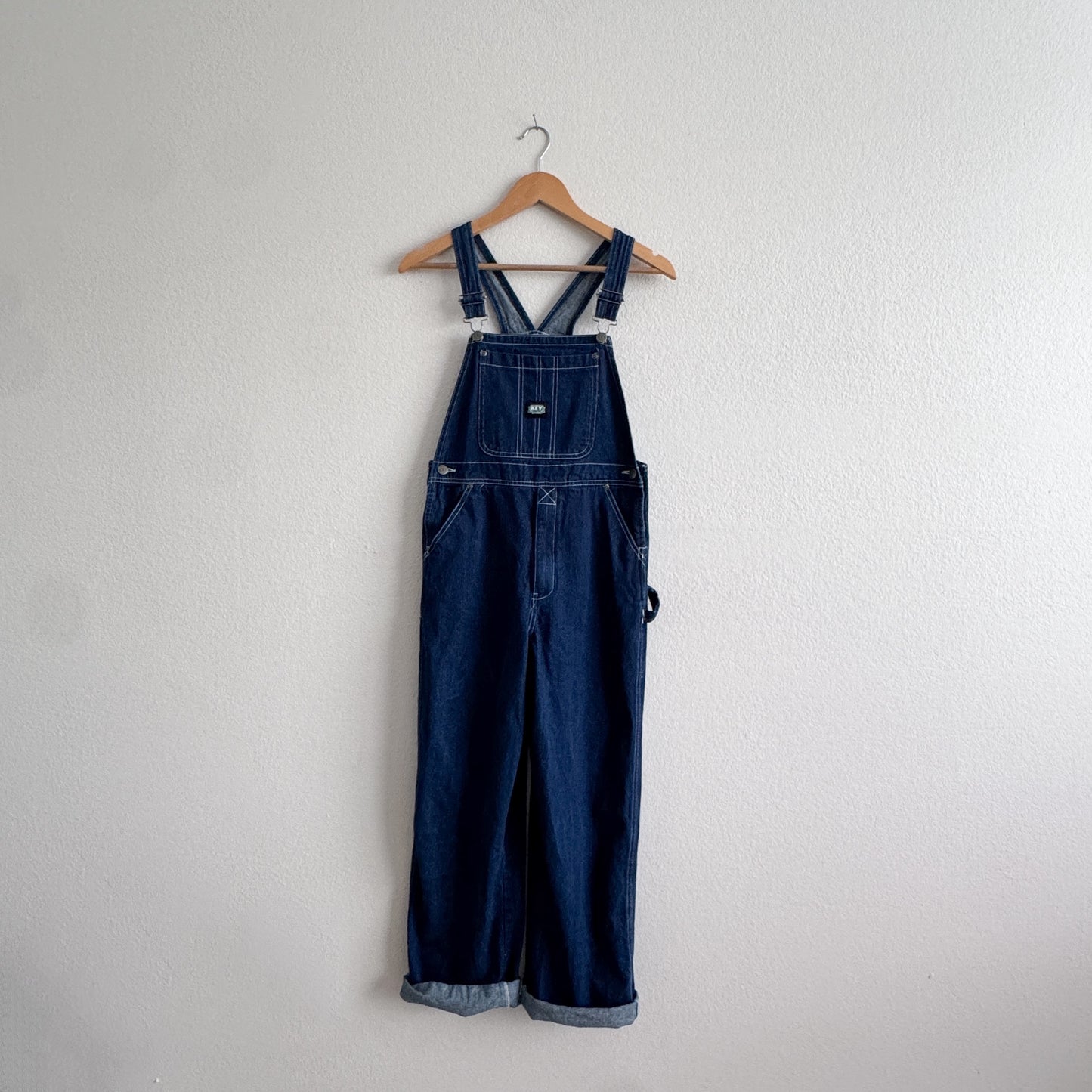 Key Dark Wash Overalls (XS/S)