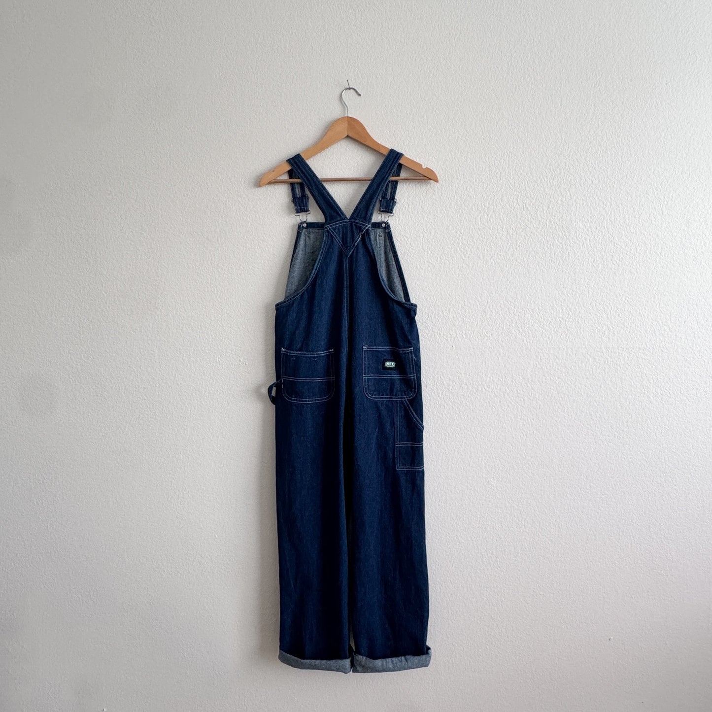 Key Dark Wash Overalls (XS/S)