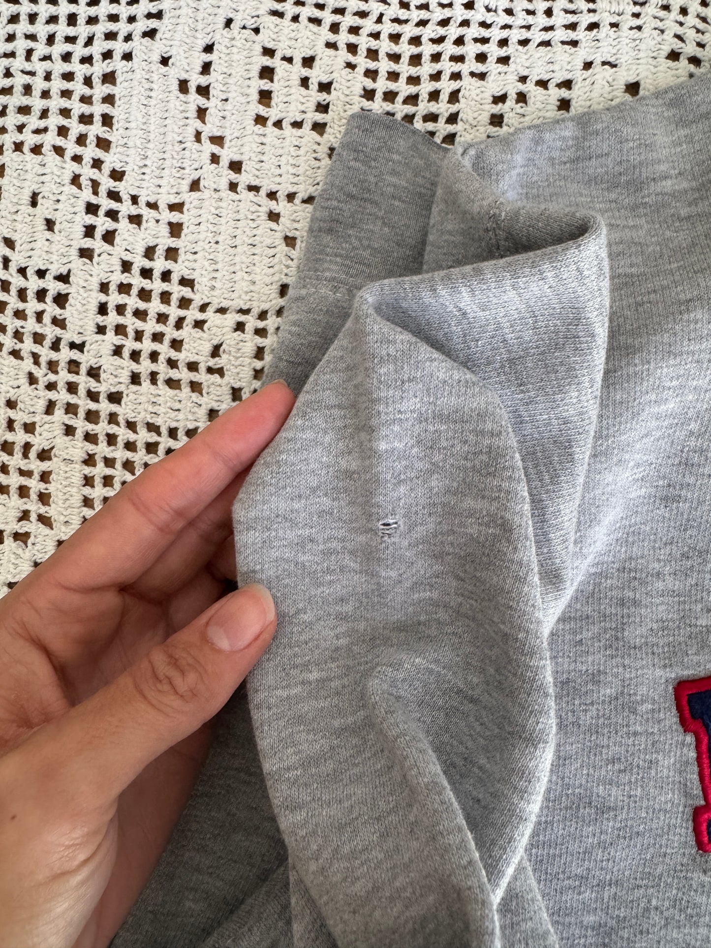 Vintage Mickey Mouse Embroidered Crew (XL)