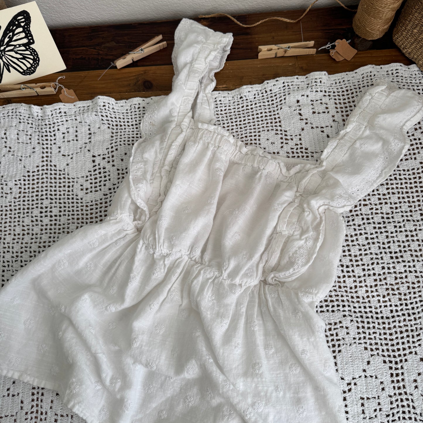Airy Cap Sleeve Tank (S)