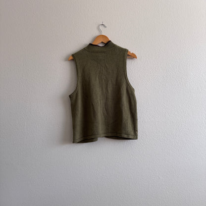 Vintage Camo Teddy Sweater Vest (L)