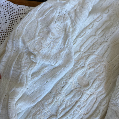 RARE Vintage Coogi-Style Charlie Brown Embroidered Sweater (XL)