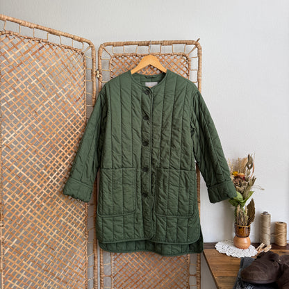 Everlane Cotton Quilted Jacket (M)