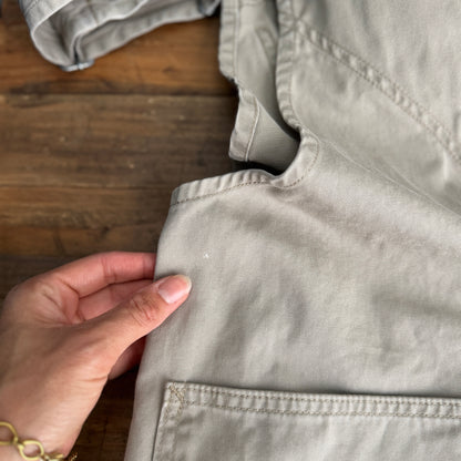 Vintage Khaki Shortalls (L)