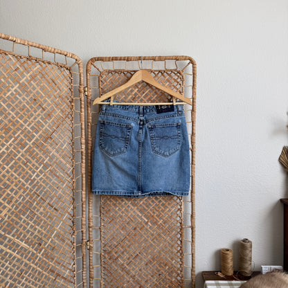 Vintage Y2K Denim Mini Skirt (30W)
