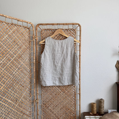 Handmade Linen Tank (XS-M)