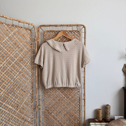 Madewell Ruffle-Collared Top (S)