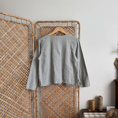 Vintage Linen Blend Buttoned Shirt (PM)