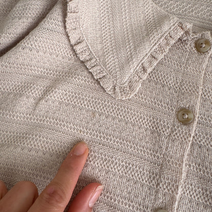Madewell Ruffle-Collared Top (S)