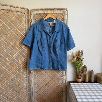 The Blue Hour Denim Shirt (XL-2XL)