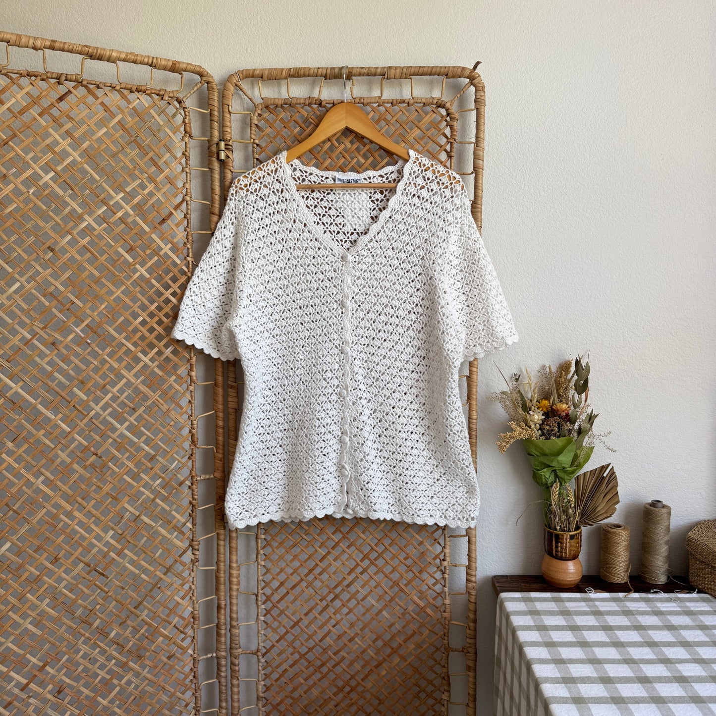 The Seafoam Crochet Cardigan (XS-L)
