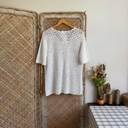 The Seafoam Crochet Cardigan (XS-L)