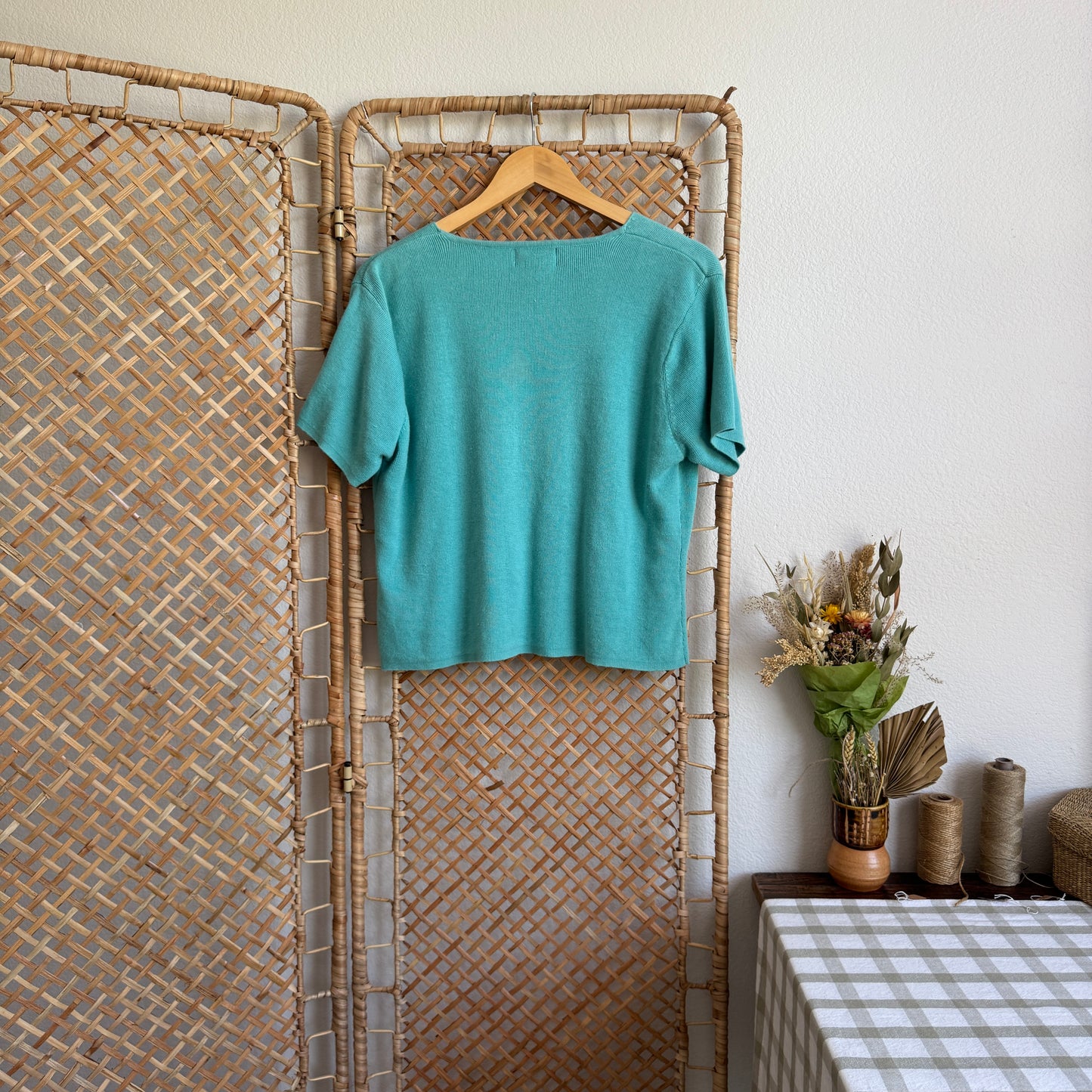 The Reef Bloom Embroidered Knit Top (XS-L)