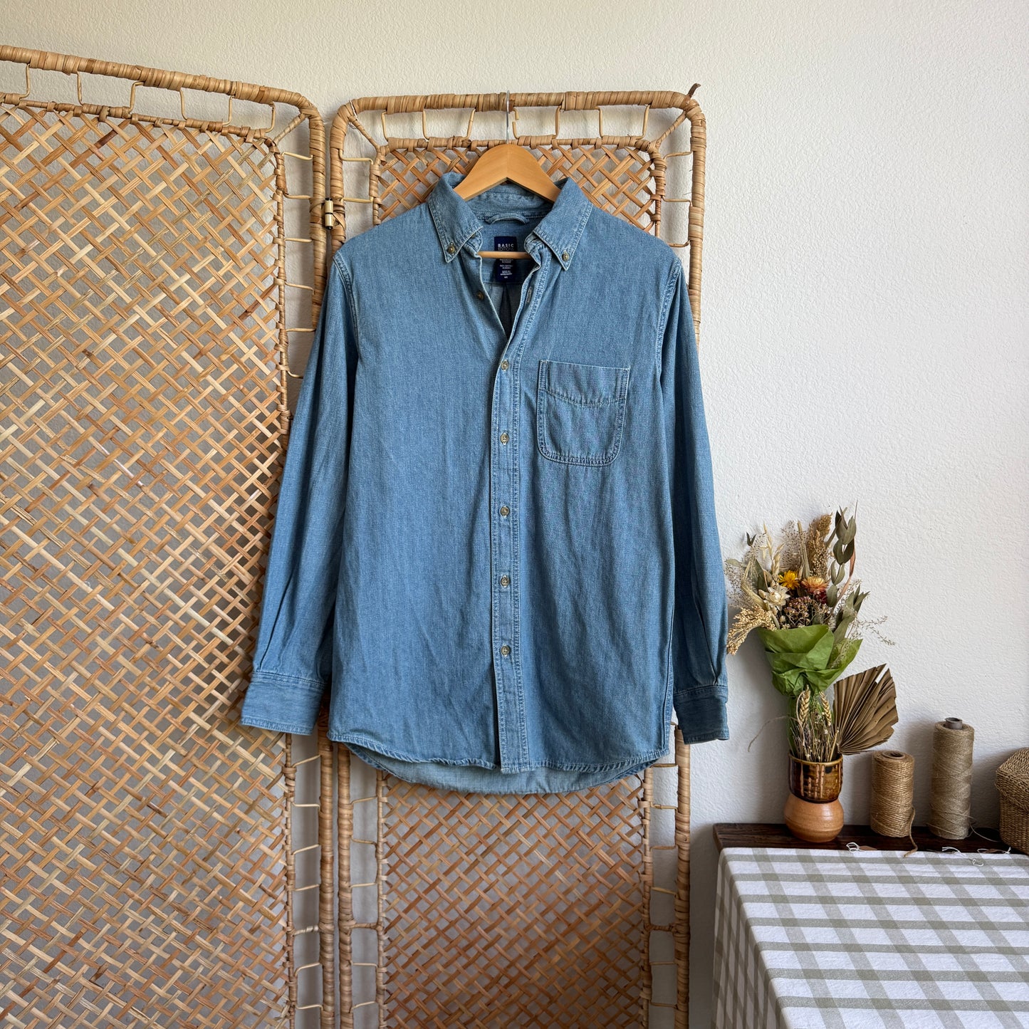 The Shore Wander Denim Shirt (S-M)