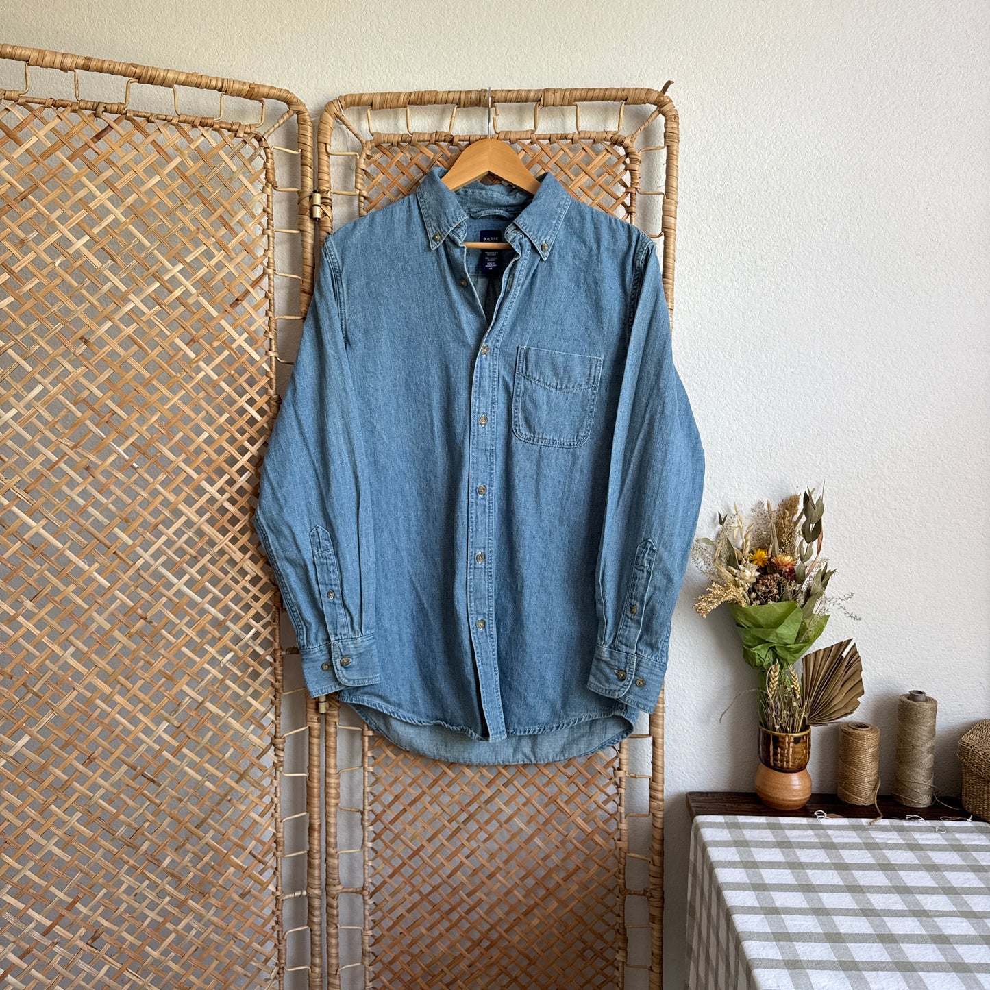 The Shore Wander Denim Shirt (S-M)