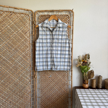 The Boat Ride Plaid Tank (M-L)