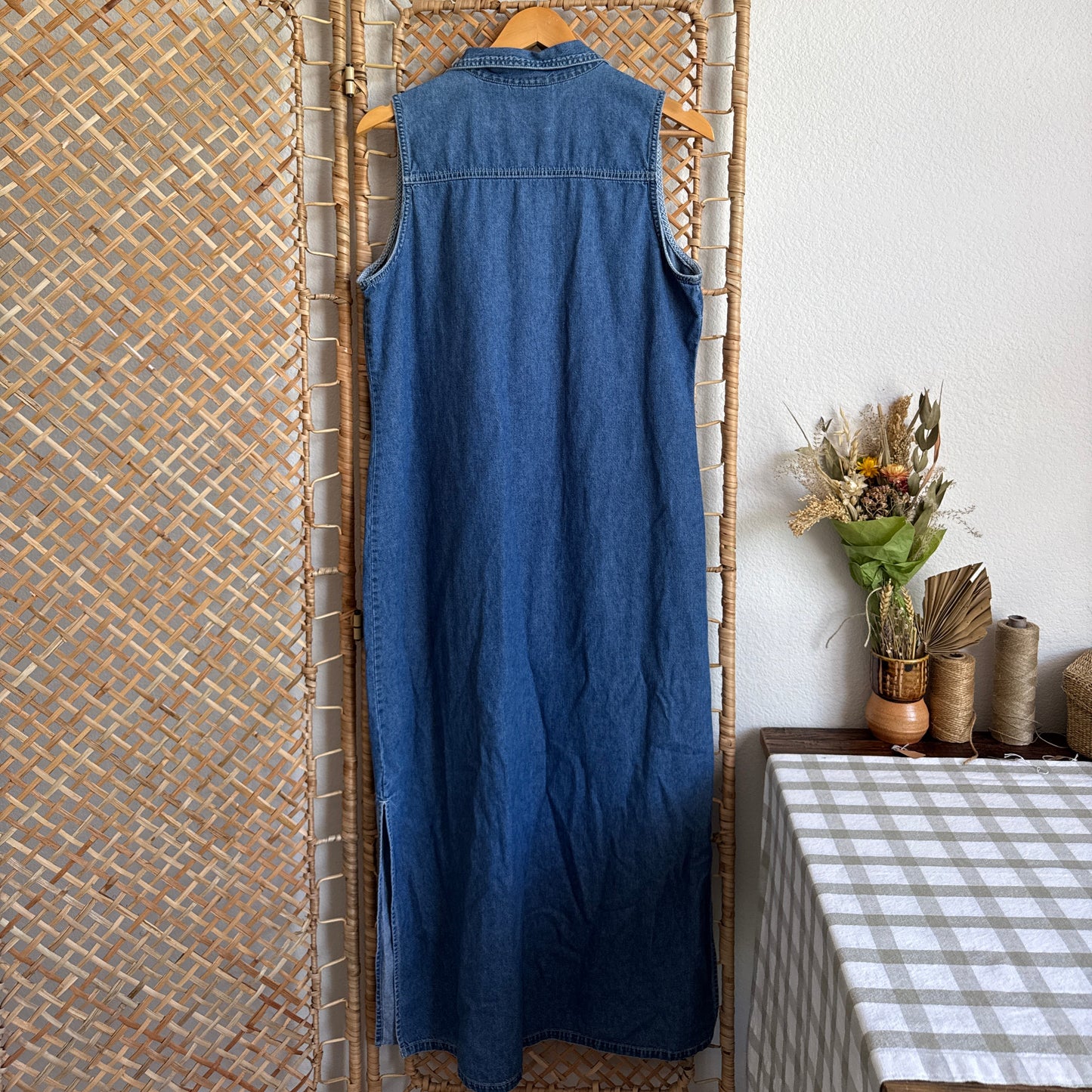 The Blue Current Denim Dress (XS-L)