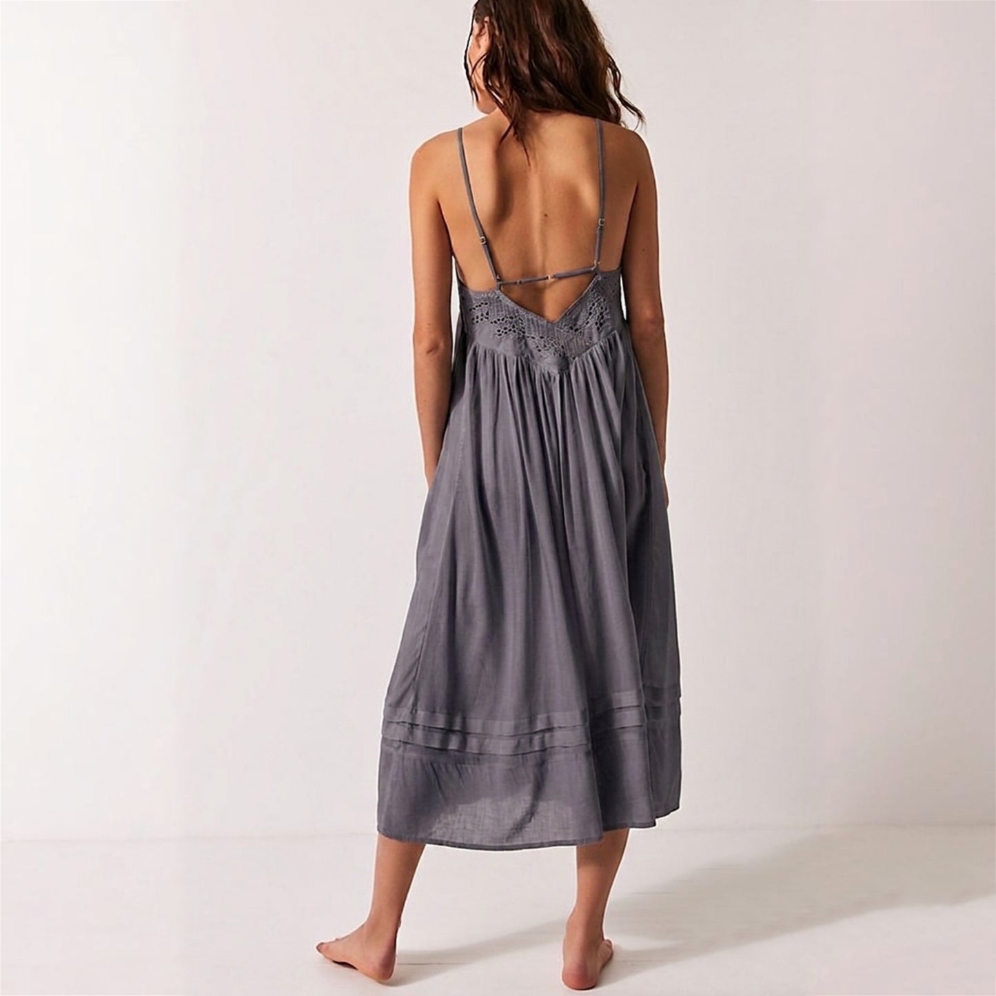 Intimately Free People All-Time Midi Slip (S-M)